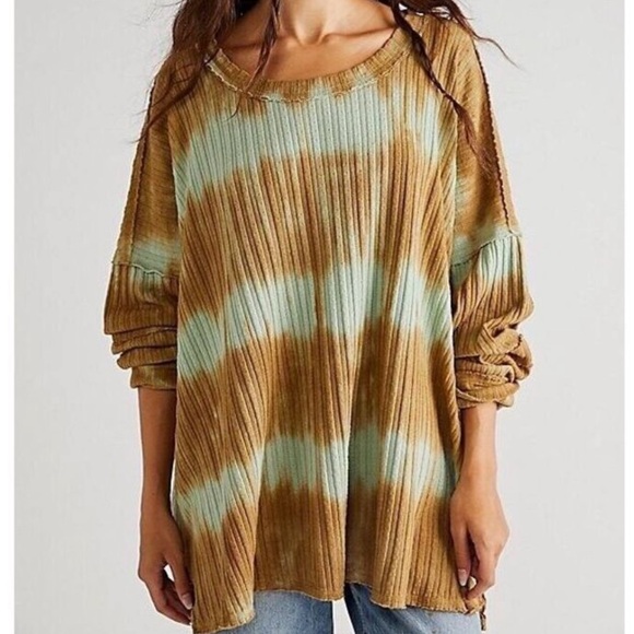 NWOT Free People We The Free Sunset Tee Size L - Picture 1 of 7
